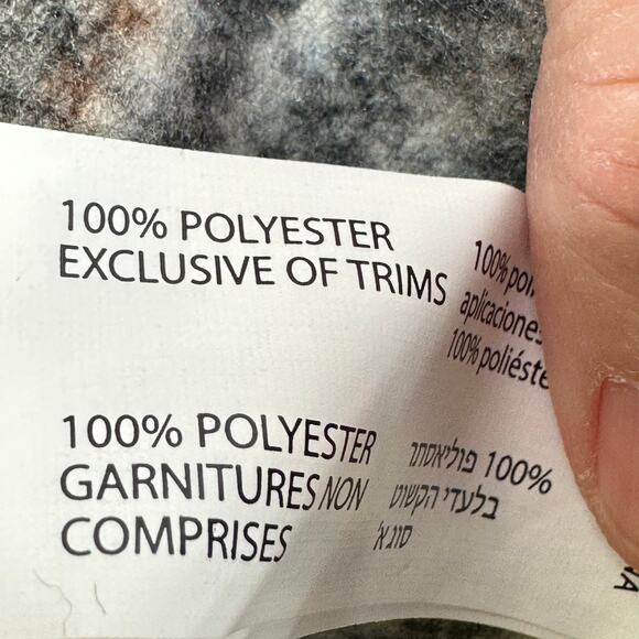 NWOT Black Tape_ White Blue Gray Plaid Trendy Button Front Jacket Sz Medium - Picture 9 of 9